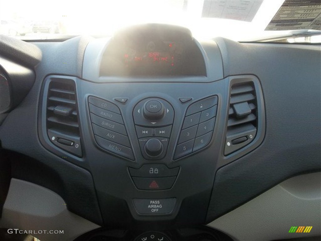 2013 Fiesta S Sedan - Ingot Silver / Charcoal Black/Light Stone photo #34
