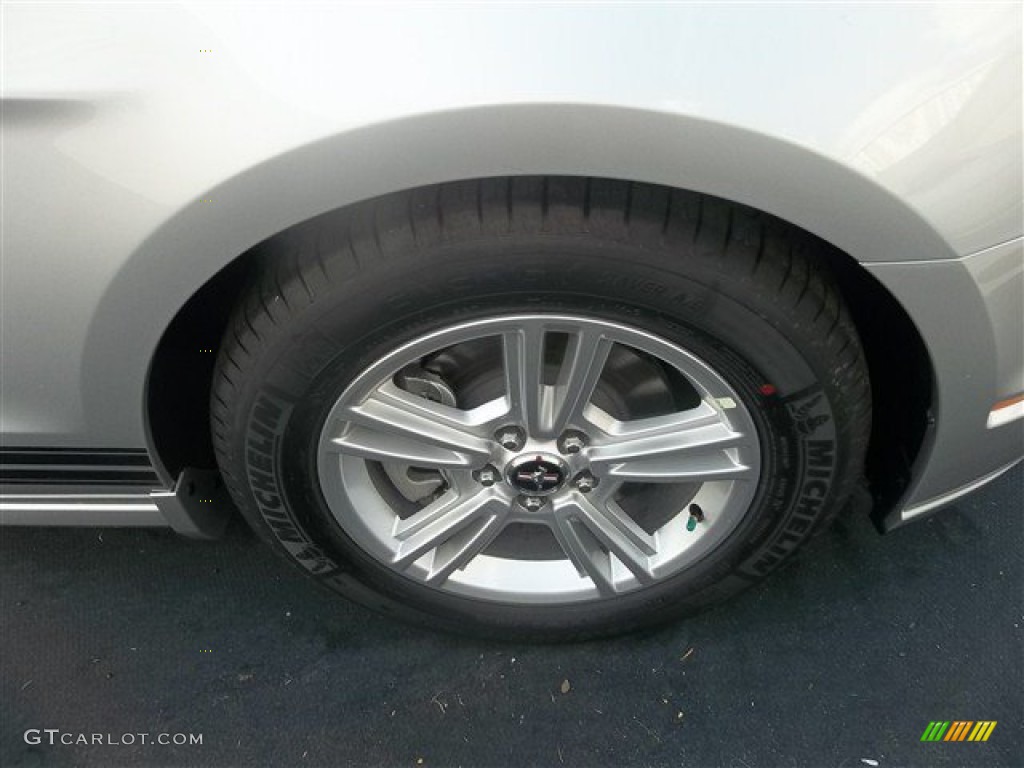 2013 Mustang V6 Coupe - Ingot Silver Metallic / Charcoal Black photo #12