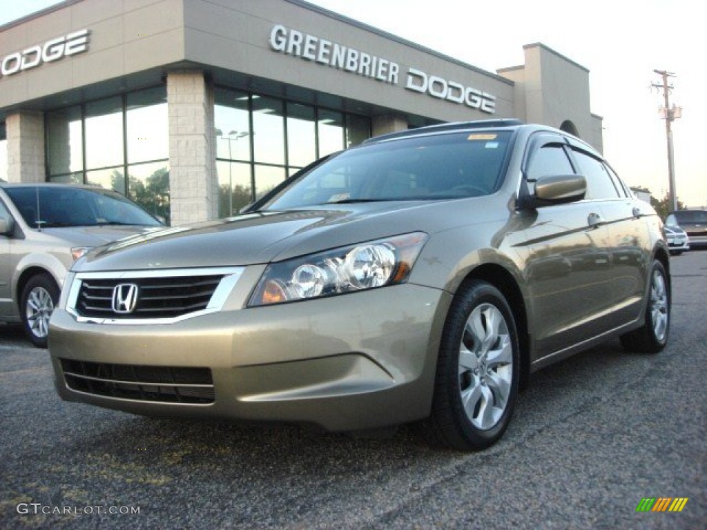 2008 Accord EX Sedan - Bold Beige Metallic / Ivory photo #1