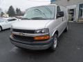 2013 Sheer Silver Metallic Chevrolet Express 2500 Cargo Van  photo #3