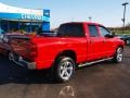 2008 Flame Red Dodge Ram 1500 Big Horn Edition Quad Cab 4x4  photo #3