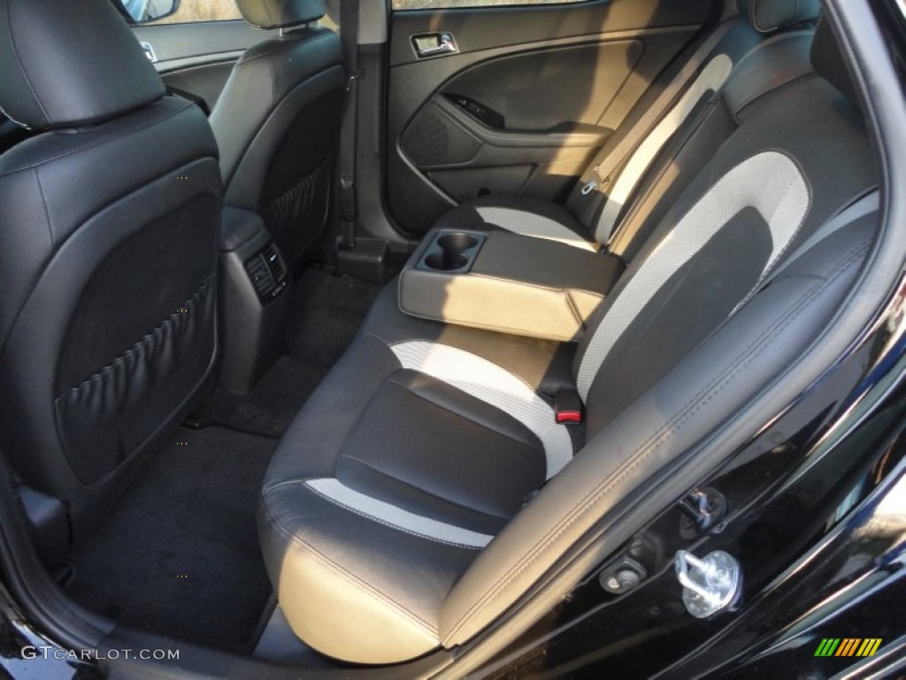 Black Sport Interior 2011 Kia Optima SX Photo #73433921