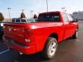 2010 Flame Red Dodge Ram 1500 Sport Quad Cab 4x4  photo #3