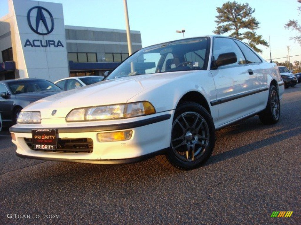 1992 Integra RS Coupe - Frost White / Black photo #1