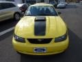 2003 Zinc Yellow Ford Mustang Mach 1 Coupe  photo #2