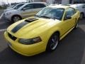 2003 Zinc Yellow Ford Mustang Mach 1 Coupe  photo #3