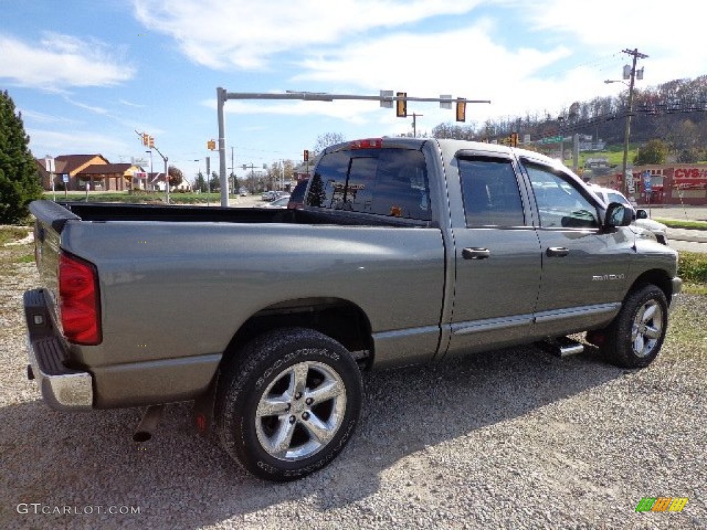 2007 Ram 1500 Big Horn Edition Quad Cab 4x4 - Mineral Gray Metallic / Medium Slate Gray photo #5