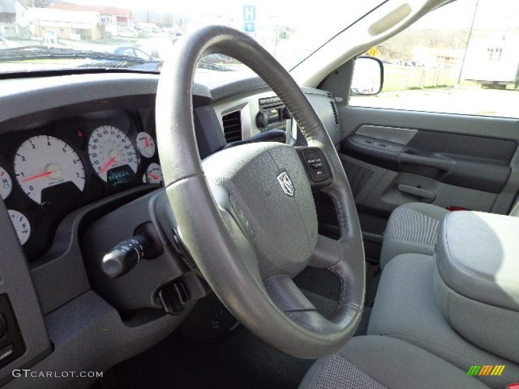 2007 Ram 1500 Big Horn Edition Quad Cab 4x4 - Mineral Gray Metallic / Medium Slate Gray photo #15