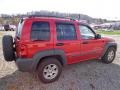 2003 Flame Red Jeep Liberty Sport 4x4  photo #5