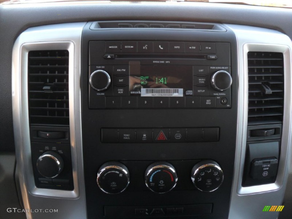 2011 Ram 1500 Big Horn Quad Cab 4x4 - Brilliant Black Crystal Pearl / Light Pebble Beige/Bark Brown photo #11