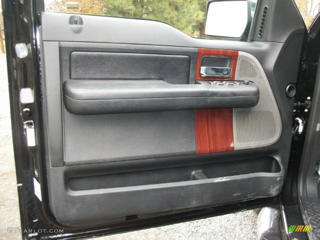 2006 F150 Lariat SuperCab 4x4 - Black / Black photo #19