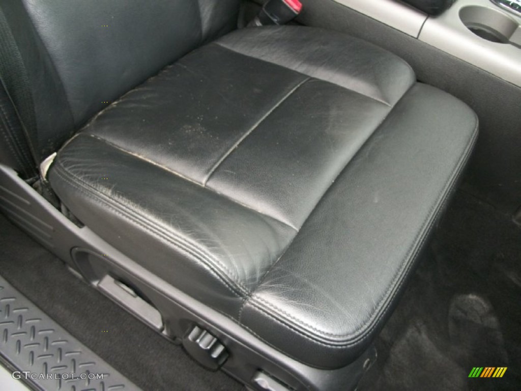 2006 F150 Lariat SuperCab 4x4 - Black / Black photo #21