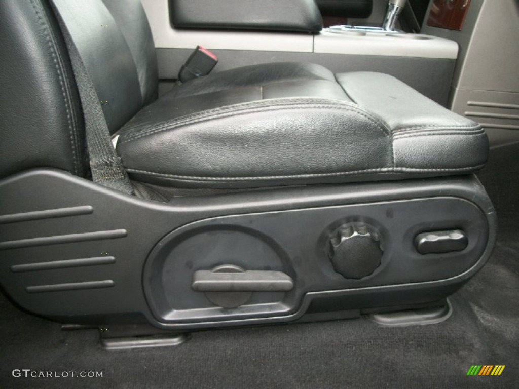 2006 F150 Lariat SuperCab 4x4 - Black / Black photo #23