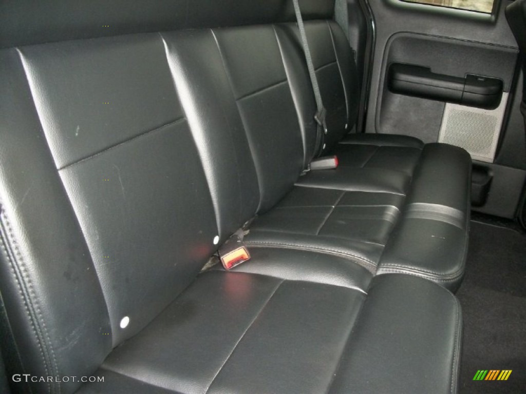 2006 F150 Lariat SuperCab 4x4 - Black / Black photo #25