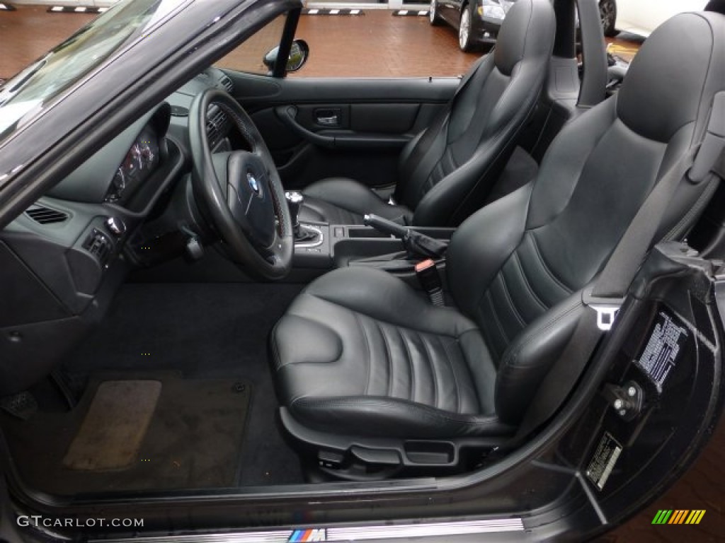 Black Interior 1999 BMW M Roadster Photo #73437933