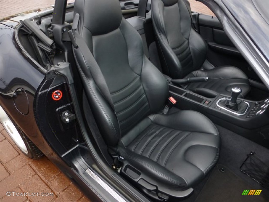 Black Interior 1999 BMW M Roadster Photo #73438090