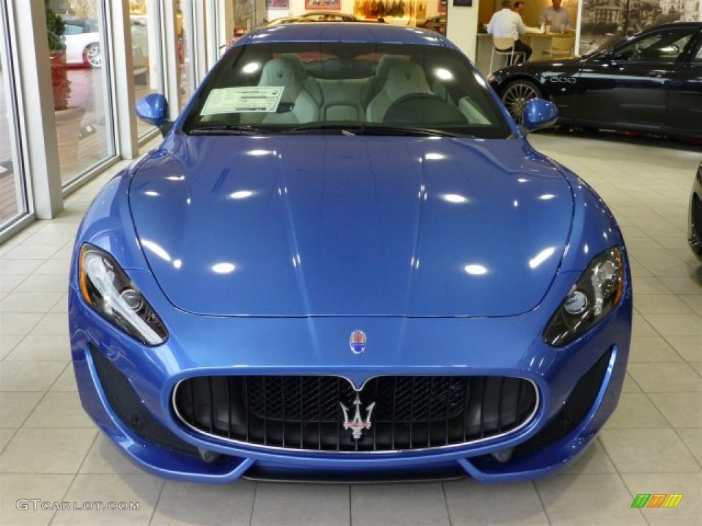 Blu Sofisticato (Sport Blue Metallic) 2013 Maserati GranTurismo Sport Coupe Exterior Photo #73438201