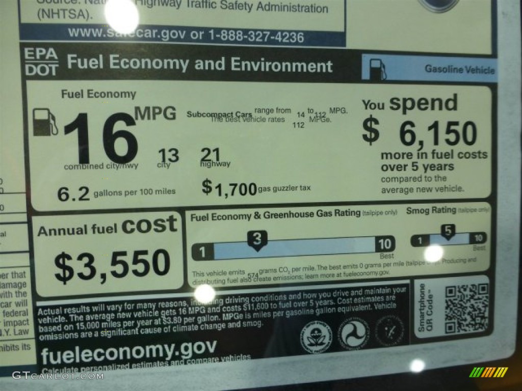 EPA Fuel Economy 2013 Maserati GranTurismo Sport Coupe Parts
