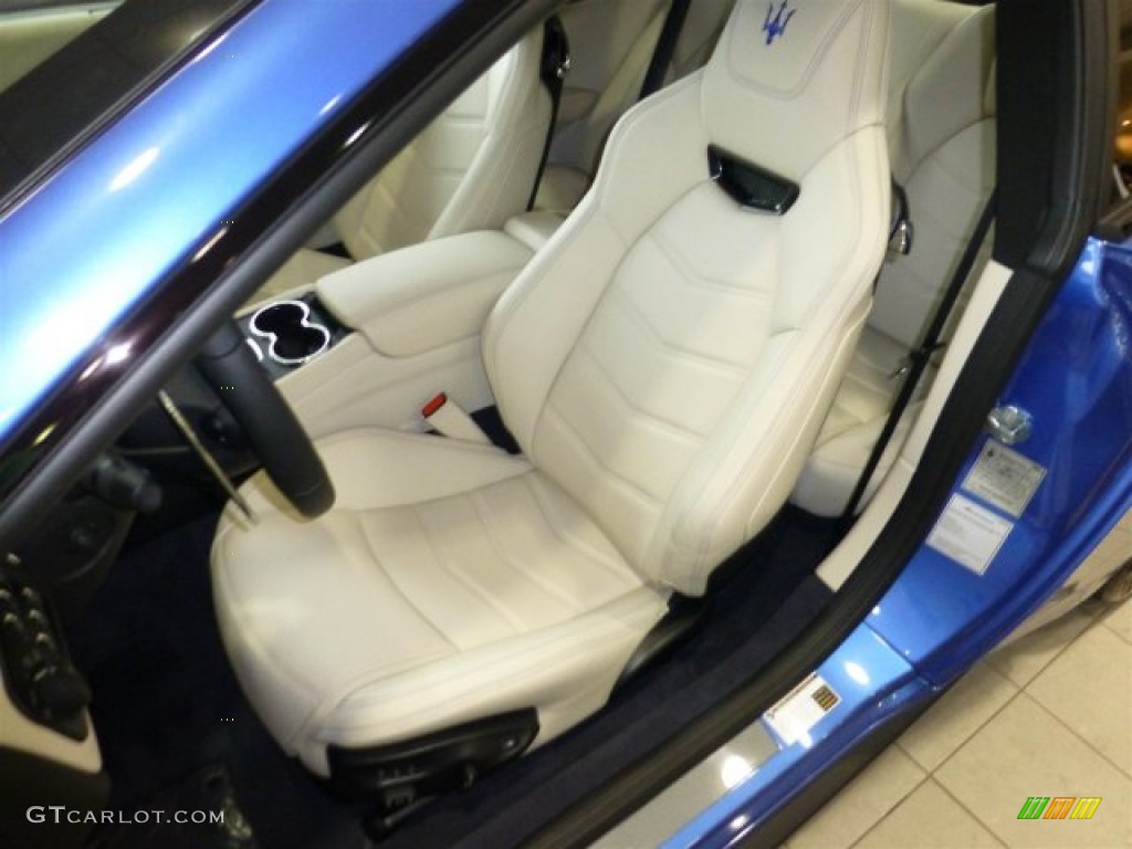 2013 GranTurismo Sport Coupe - Blu Sofisticato (Sport Blue Metallic) / Bianco Pregiato photo #17