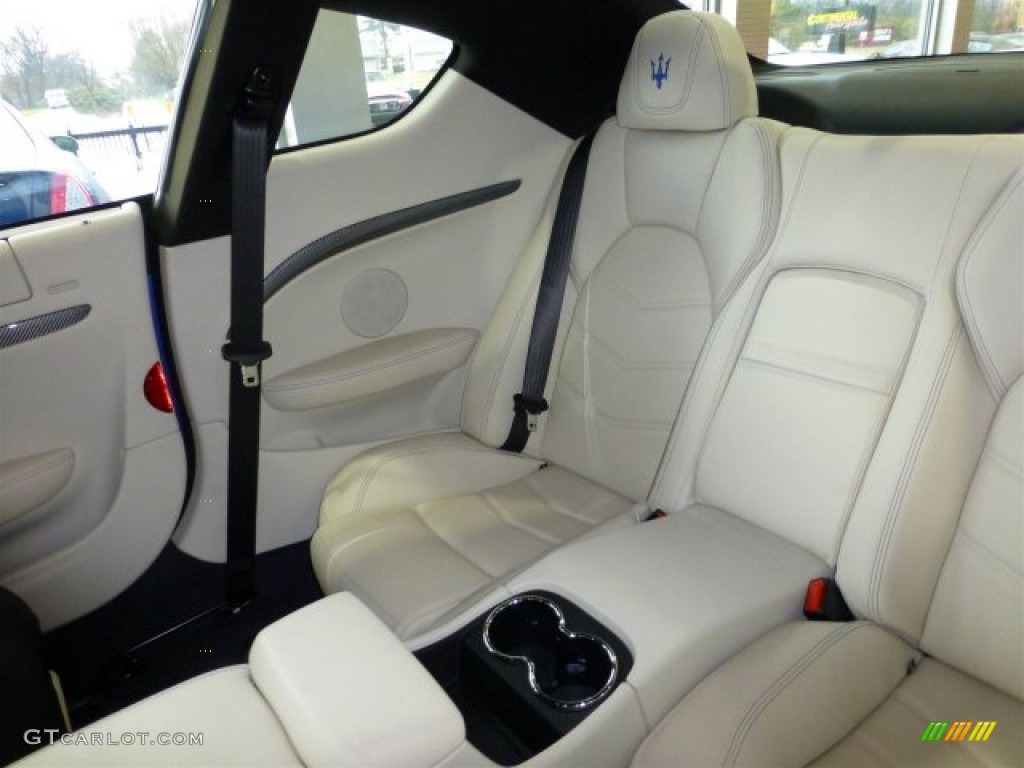 Bianco Pregiato Interior 2013 Maserati GranTurismo Sport Coupe Photo #73438429