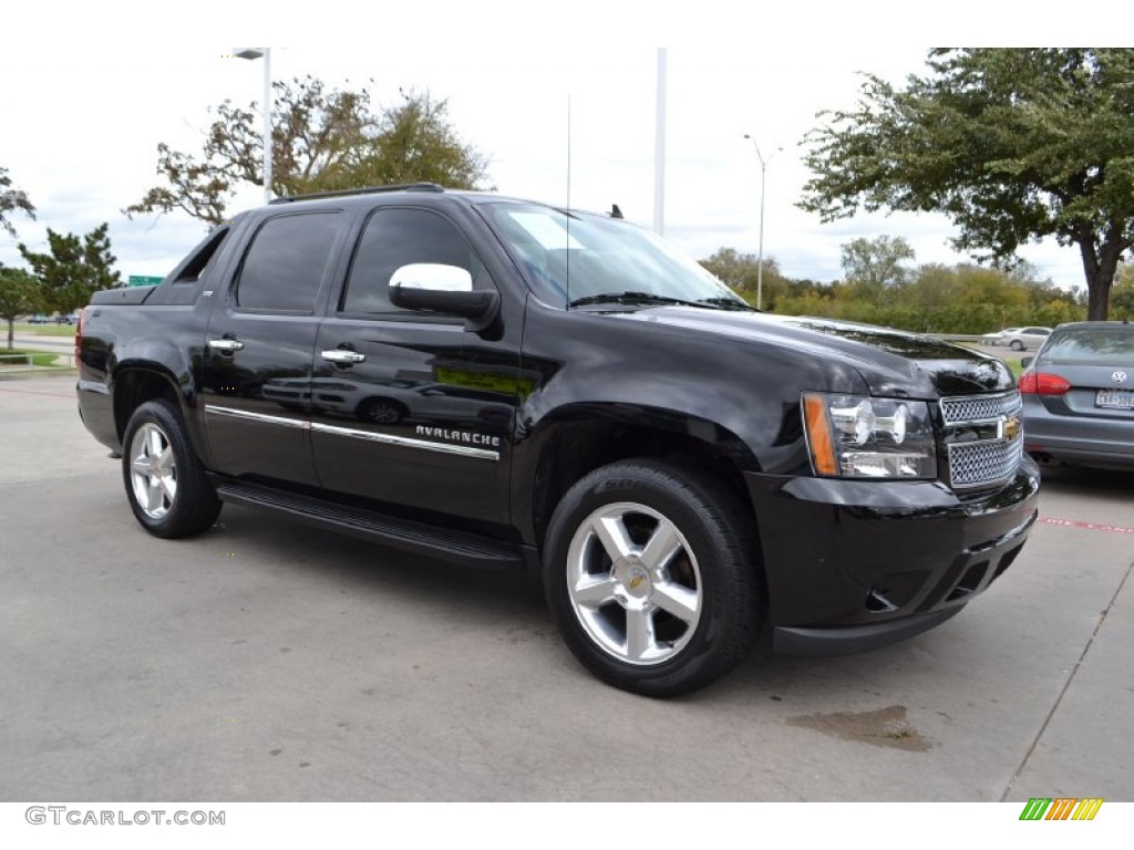 Black 2009 Chevrolet Avalanche LTZ 4x4 Exterior Photo #73439365