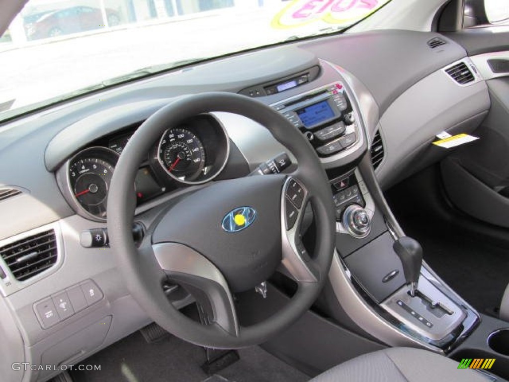 2013 Elantra GLS - Indigo Night / Gray photo #5