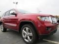Deep Cherry Red Crystal Pearl 2013 Jeep Grand Cherokee Overland Exterior