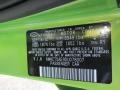 VE9: Electrolyte Green 2013 Hyundai Accent GS 5 Door Color Code
