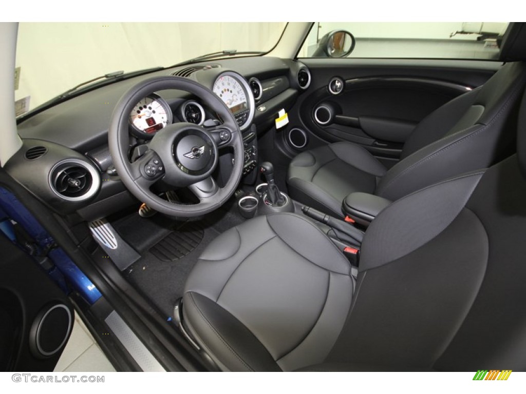 Carbon Black Interior 2013 Mini Cooper S Hardtop Photo #73443809