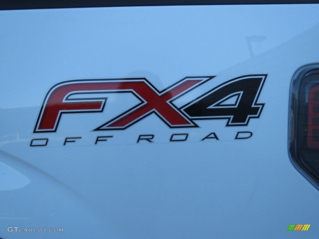 2013 F150 FX4 SuperCrew 4x4 - Oxford White / Black photo #17