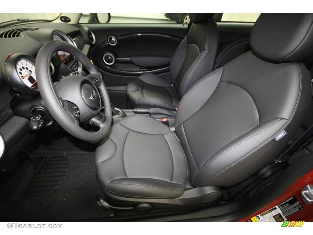 Carbon Black Interior 2013 Mini Cooper S Hardtop Photo #73444187