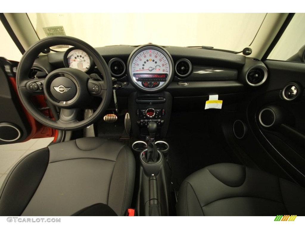 2013 Mini Cooper S Hardtop Carbon Black Dashboard Photo #73444208