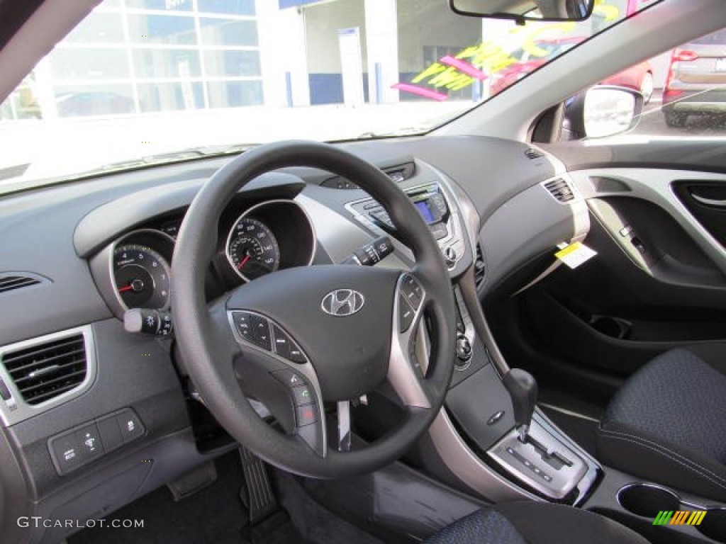 2013 Elantra Coupe GS - Atlantic Blue / Blue photo #5