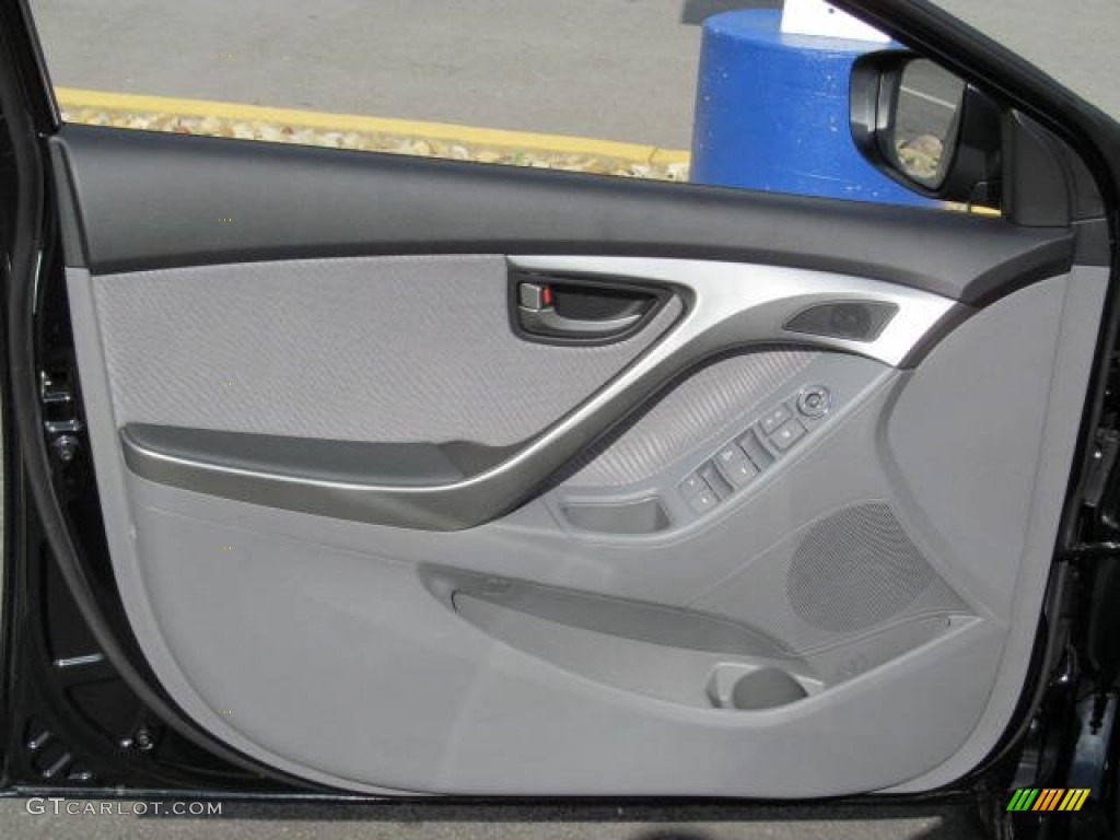 2013 Elantra GLS - Black / Gray photo #6