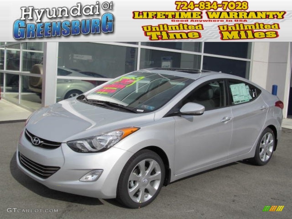 2013 Elantra Limited - Silver / Gray photo #1
