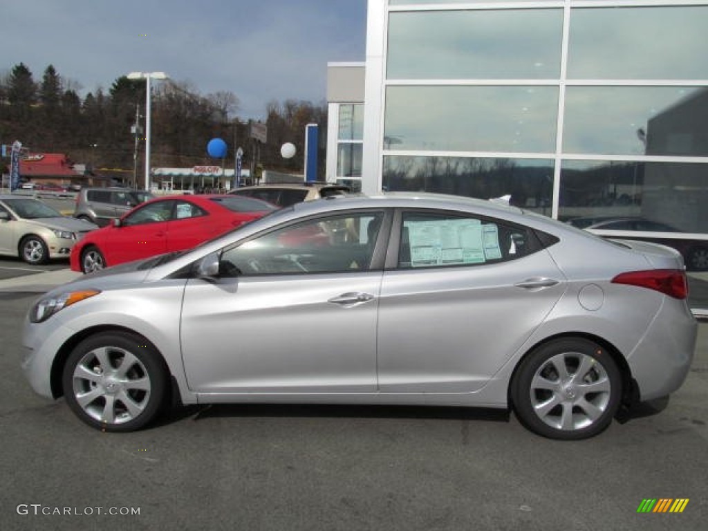 2013 Elantra Limited - Silver / Gray photo #2