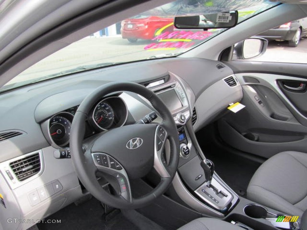 2013 Elantra Limited - Silver / Gray photo #6