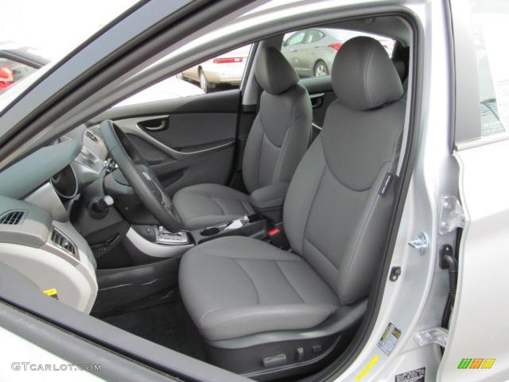 2013 Elantra Limited - Silver / Gray photo #7