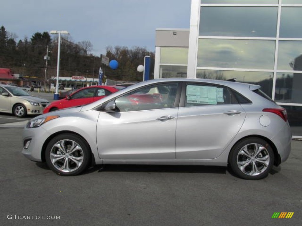 2013 Elantra GT - Silver / Black photo #2