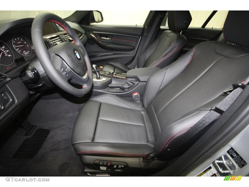 2013 3 Series 328i Sedan - Glacier Silver Metallic / Black photo #3