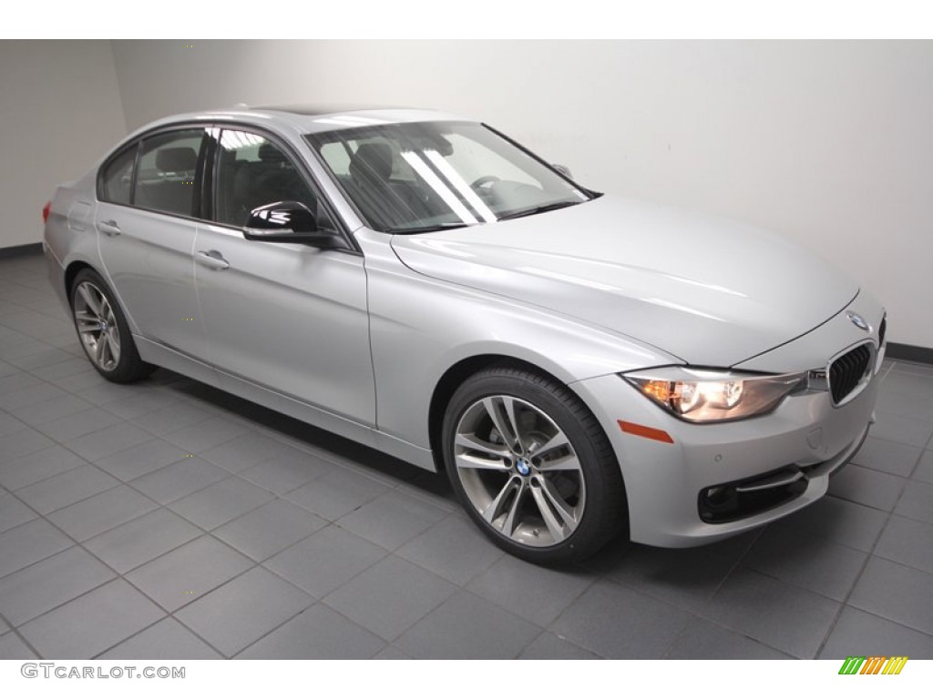 2013 3 Series 328i Sedan - Glacier Silver Metallic / Black photo #6