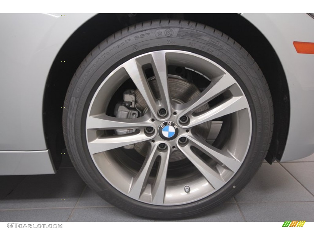 2013 3 Series 328i Sedan - Glacier Silver Metallic / Black photo #7