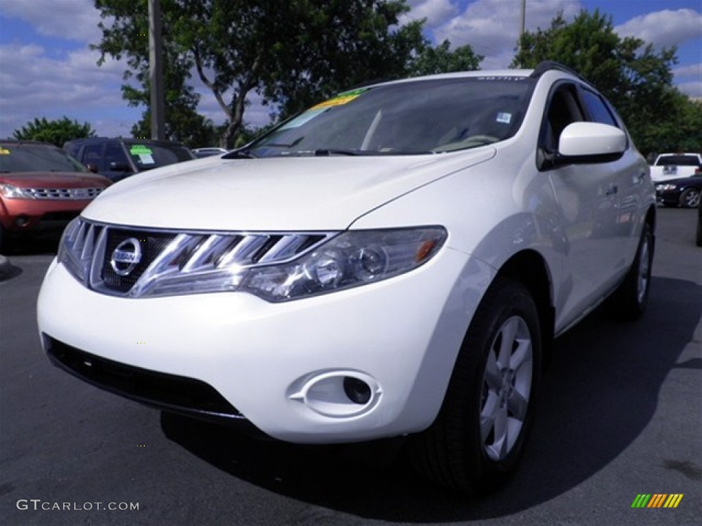 2009 Murano S - Glacier Pearl / Beige photo #8