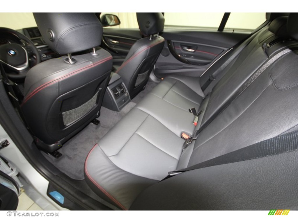 2013 3 Series 328i Sedan - Glacier Silver Metallic / Black photo #24