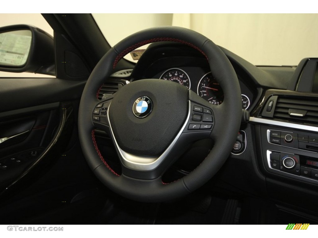 2013 3 Series 328i Sedan - Glacier Silver Metallic / Black photo #26