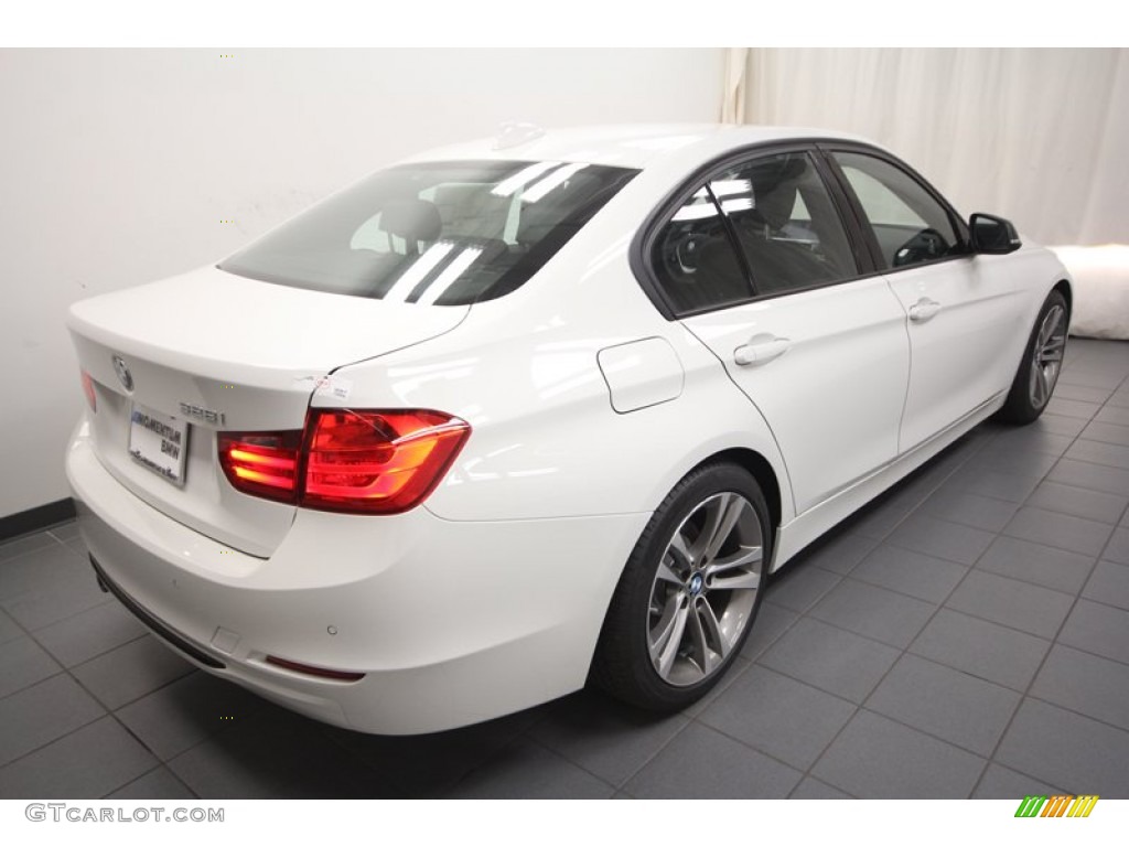 2013 3 Series 328i Sedan - Alpine White / Black photo #8
