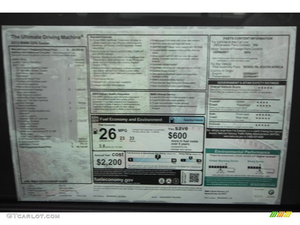 2013 3 Series 328i Sedan - Alpine White / Black photo #29