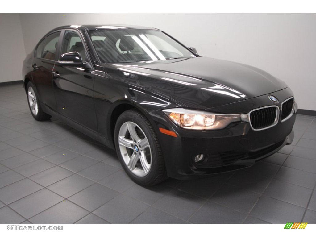 2013 3 Series 328i Sedan - Black Sapphire Metallic / Black photo #1