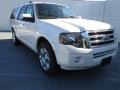 2013 White Platinum Tri-Coat Ford Expedition EL Limited  photo #1