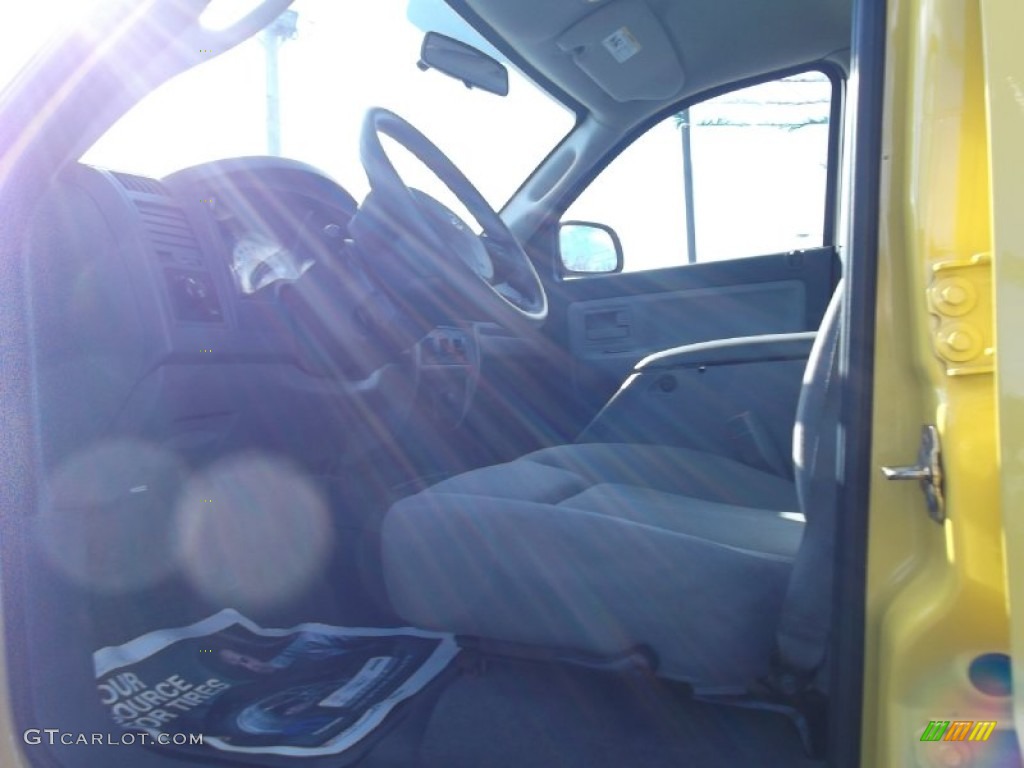 2006 Dakota Laramie TRX4 Quad Cab 4x4 - Solar Yellow / Medium Slate Gray photo #5